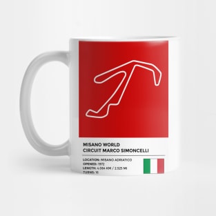 Misano World Circuit Marco Simoncelli [info] Mug